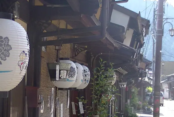 昔ながらの風情が残る町並み
