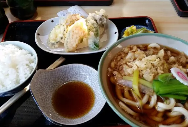 たぬきうどん定食