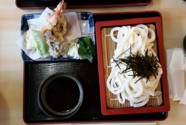 天ざるうどん