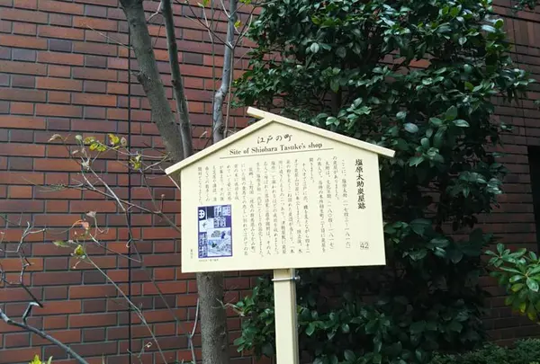 塩原太助炭屋跡