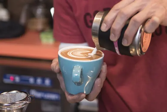 CAFFE VITA/カフェ ヴィータ の森脇氏が特別に焙煎しているという豆！