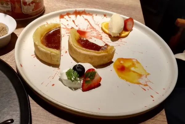 スイーツも楽しめる。