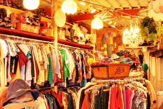 キラキラした店内