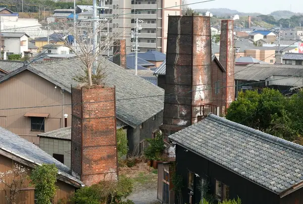 煙突が多いエリア