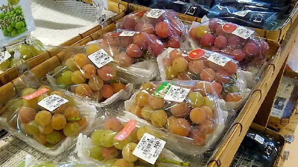 地元産のぶどう