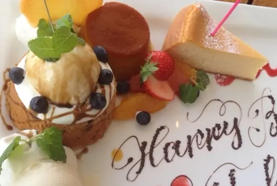 誕生日プレート