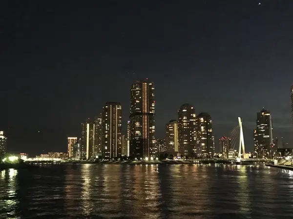 永代橋からの夜景