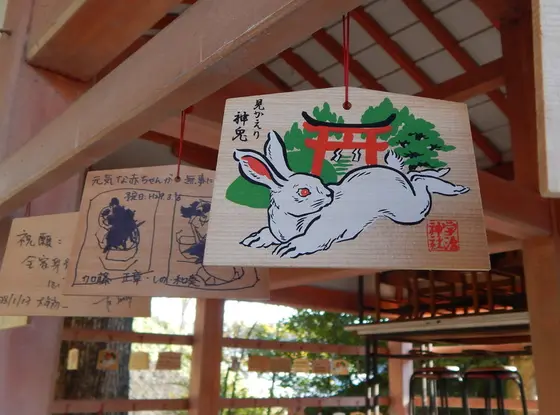 見返りうさぎ