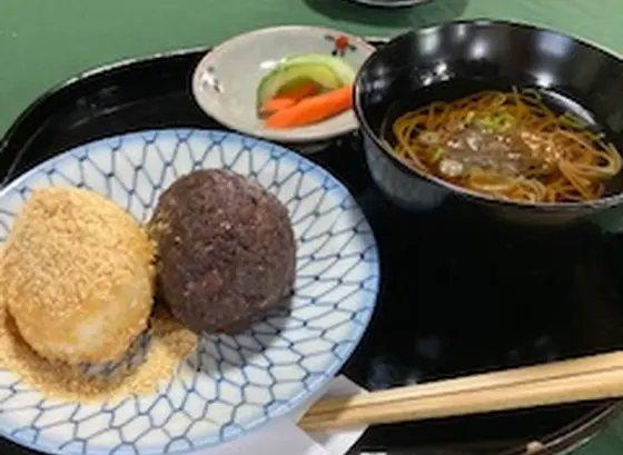 不思議な取り合わせ（？）おはぎランチ
