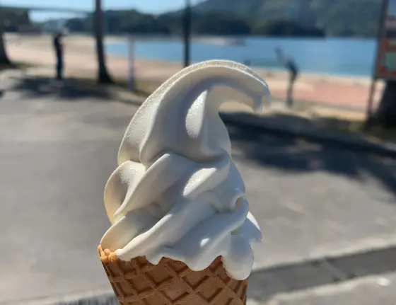 伯方の塩ソフトクリーム
