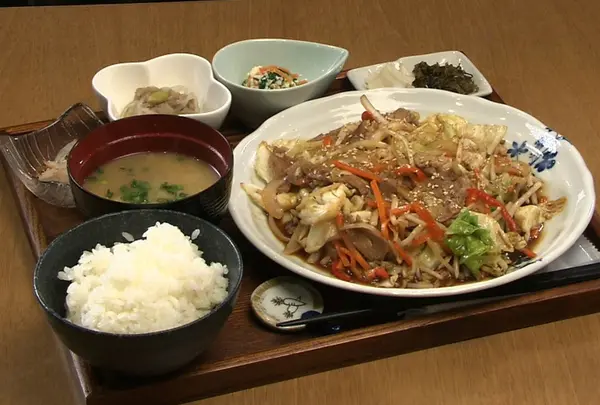 野菜炒め定食