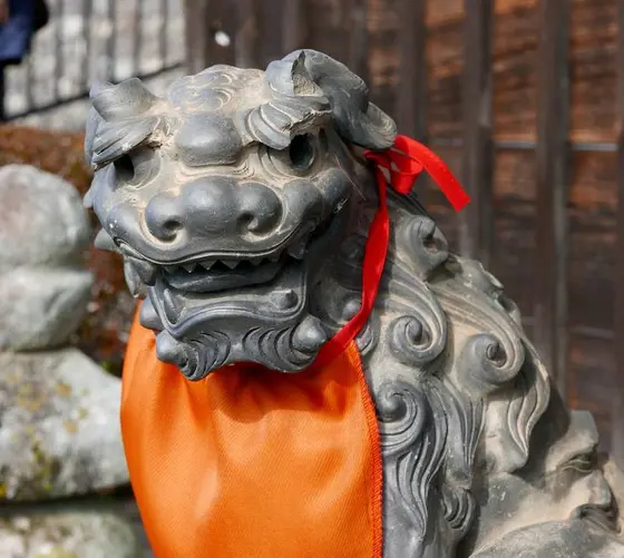狛獅子？