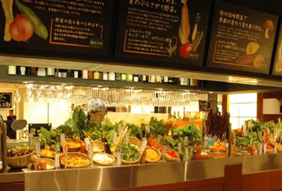 充実のサラダバー