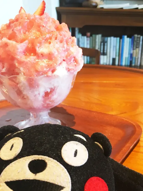 ストロベリーかき氷だモン☆