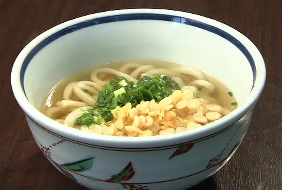 一番人気は「かけうどん」