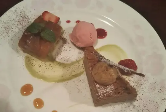 デザートがすごく美味しい