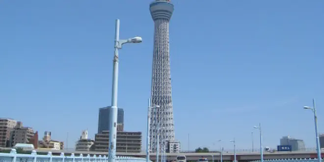 名を在原業平の歌に由来する東京スカイツリーのお膝元－言問橋