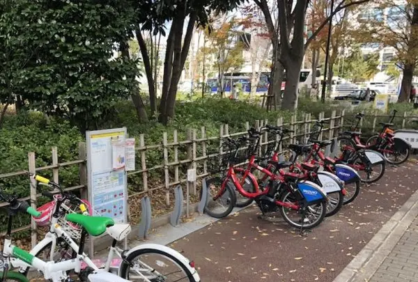 シェアサイクルポート B4-01.黎明橋公園（駐輪場）
