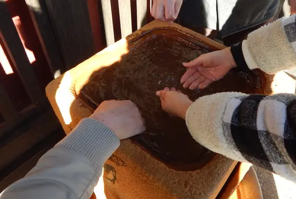 長良川温泉・十八楼さん「手湯」