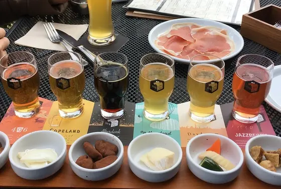 色んな種類のビールを楽しめます！