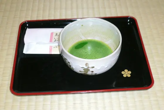 待ち時間にお抹茶は…？