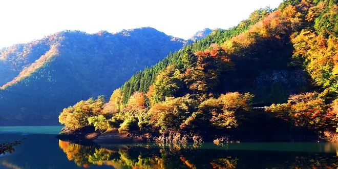 「愛知のてっぺん」豊根村の紅葉スポット！