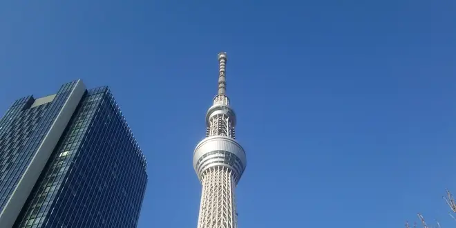 東京スカイツリー展望台から関東平野を一望