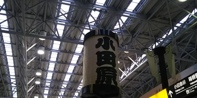 小田原提灯片手に小田原城下町を散策