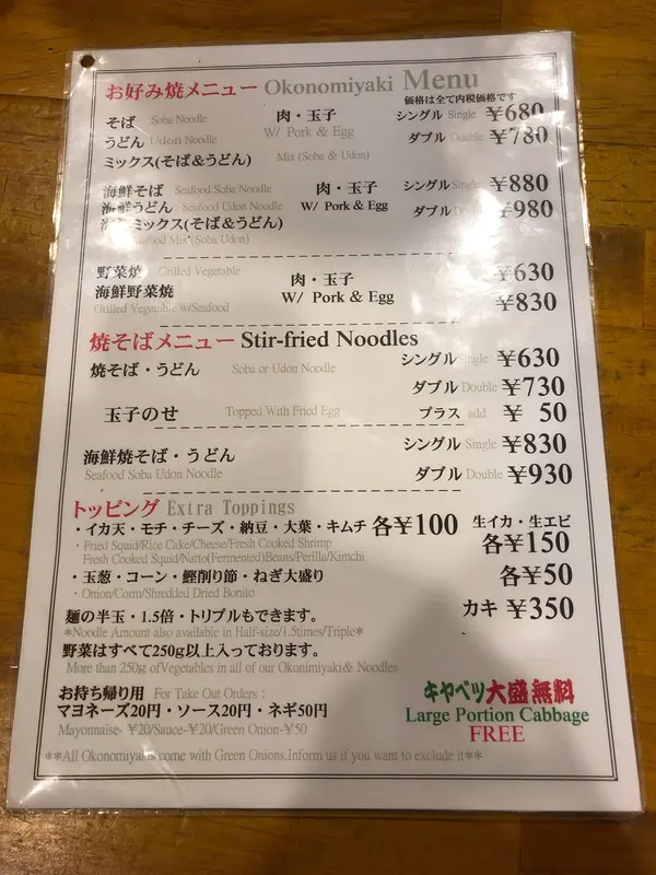 スポット内のおすすめ