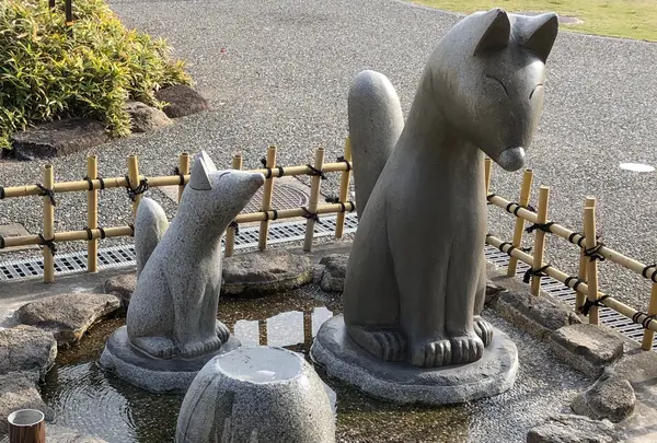 井上公園足湯 湯田温泉足湯