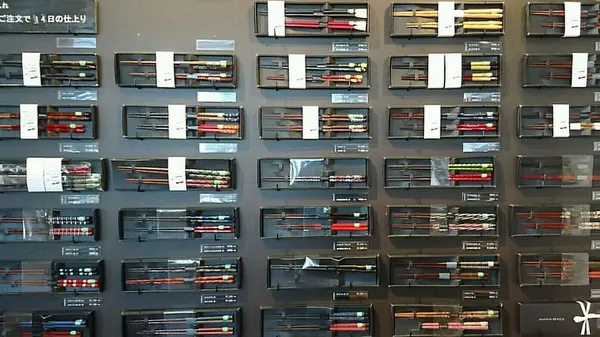 お箸のディスプレイ