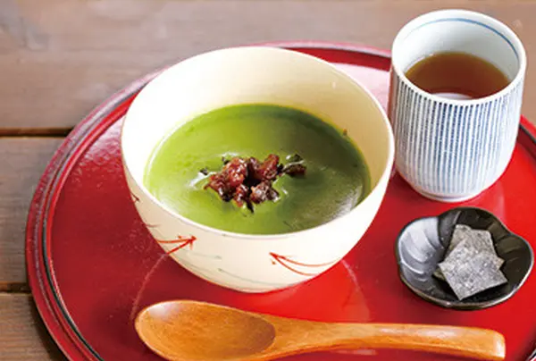 冷やし抹茶ぜんざい