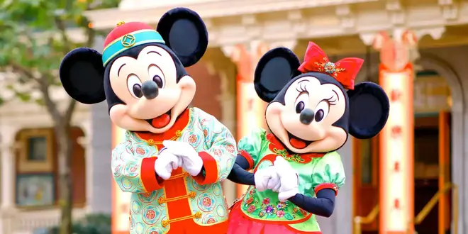 【香港】旧正月のディズニーへ！限定コスチュームのキャラクターに会おう