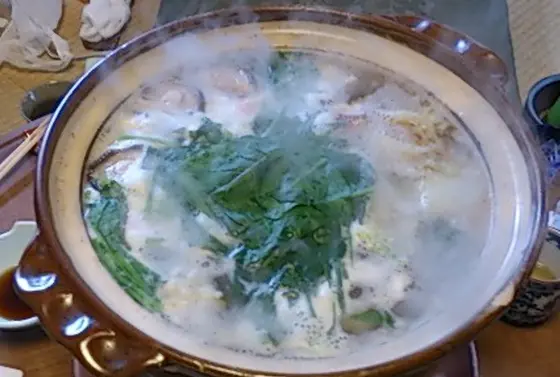 冬の名物 若草鍋