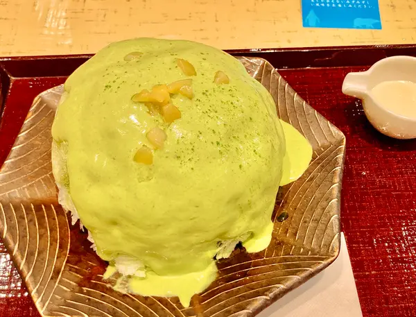 🍧「まると氷（濃茶栗）」