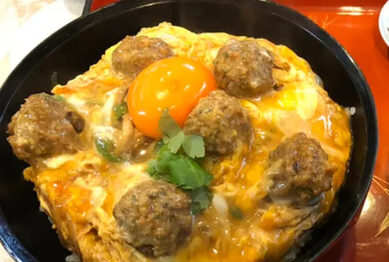 揚げつくねの親子丼