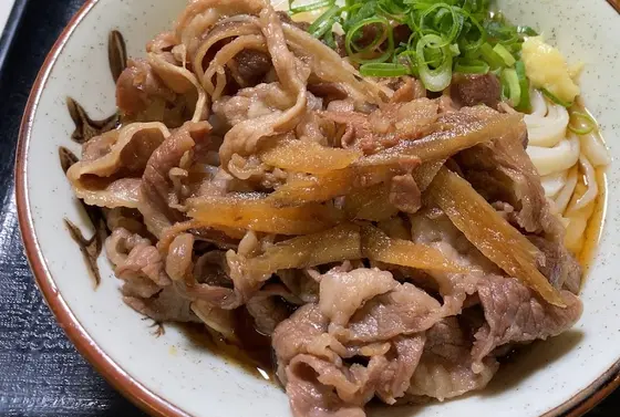 肉ごぼうぶっかけ